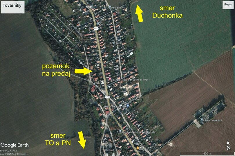 Tovarníky - stavebný pozemok