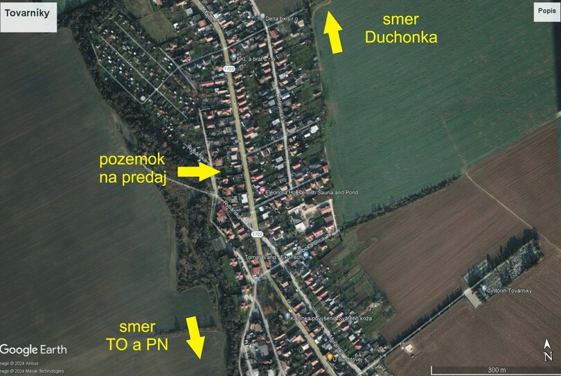 Tovarníky - stavebný pozemok